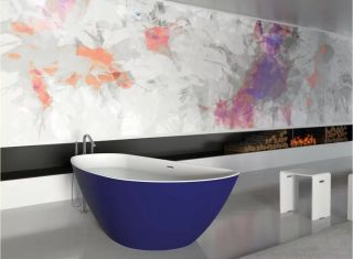 Ванна из искусственного камня Riho Granada B121001105 R 170x80см белый